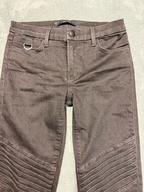 J Brand Black Moto Jeans Soulful Size 27